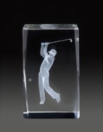 Glas Golfer Herren